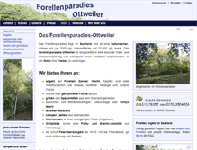 Tablet Screenshot of forellenparadies-ottweiler.de